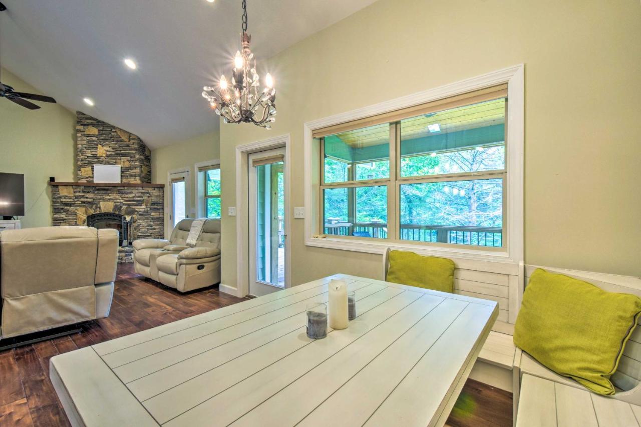 Cozy Riverside Dahlonega Home With Kayaks And Fire Pit エクステリア 写真