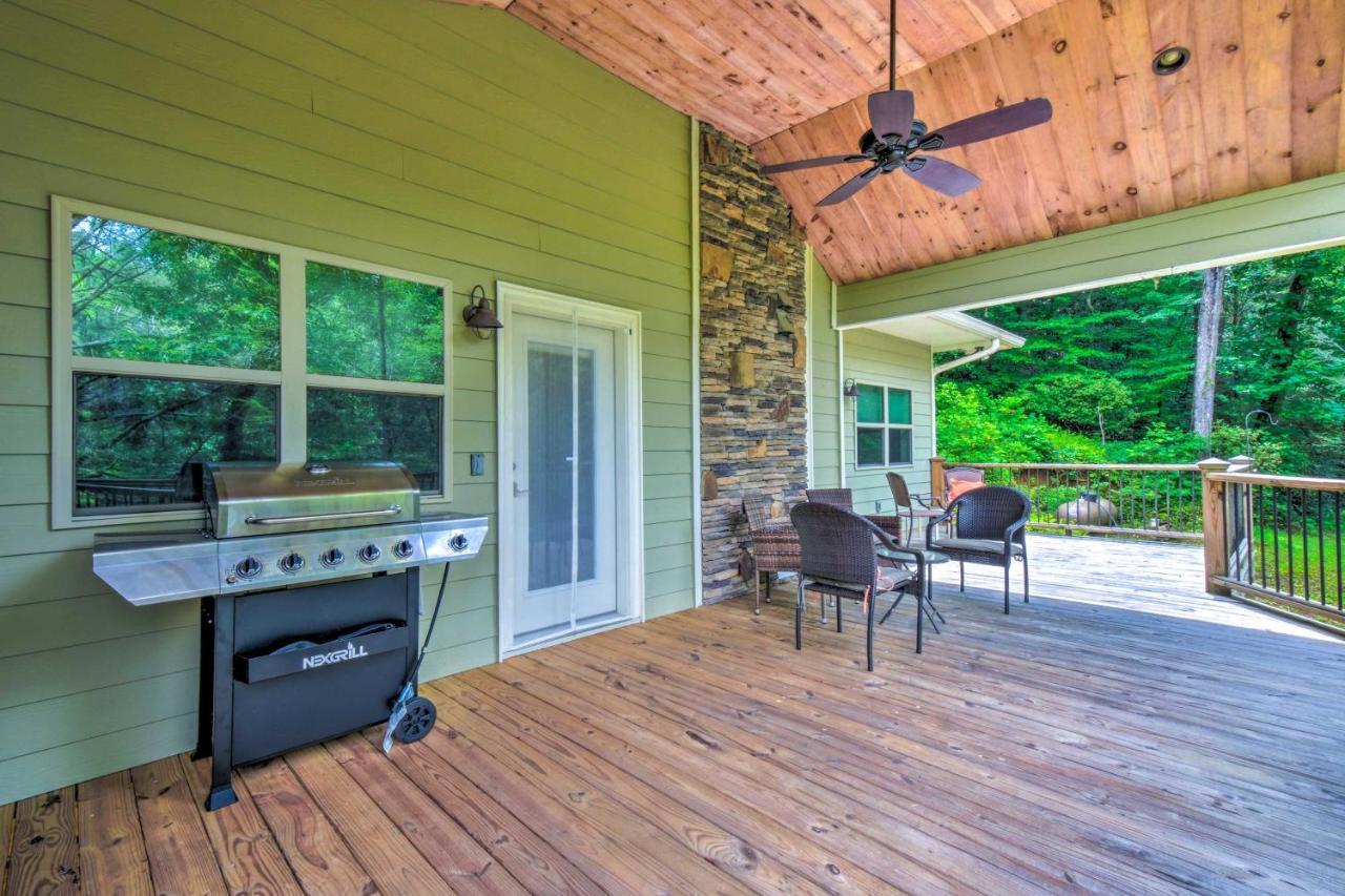 Cozy Riverside Dahlonega Home With Kayaks And Fire Pit エクステリア 写真