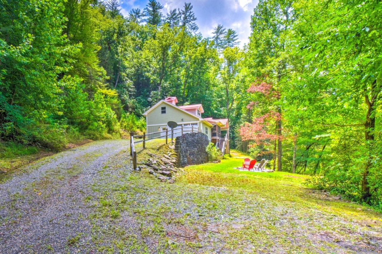 Cozy Riverside Dahlonega Home With Kayaks And Fire Pit エクステリア 写真